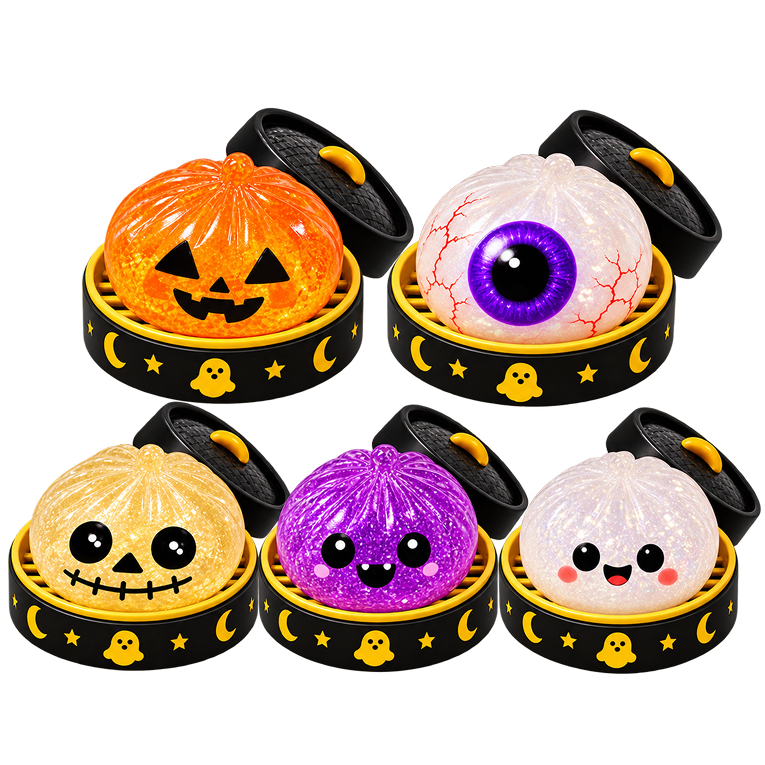 Pack 5 dumplings Halloween différents