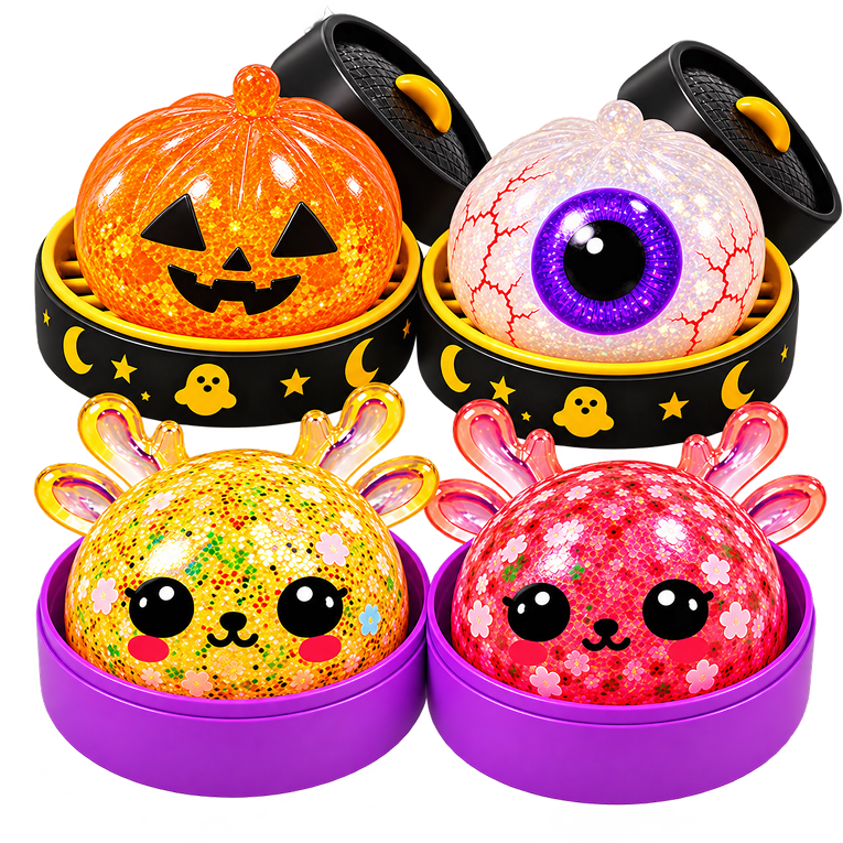 Pack 4 dumplings différents (Noël et Halloween)