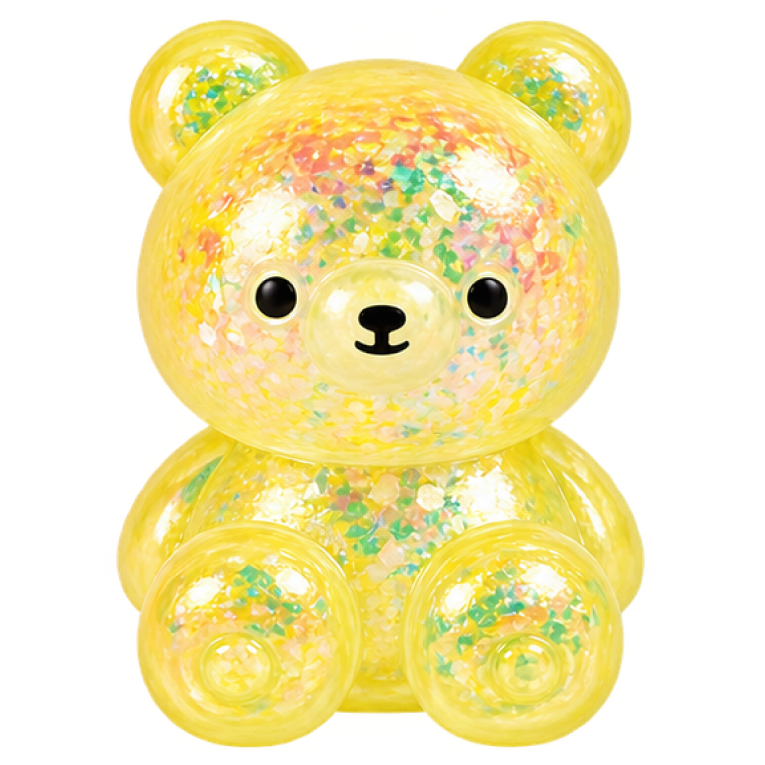 Squishy nounours en maltose (jaune)