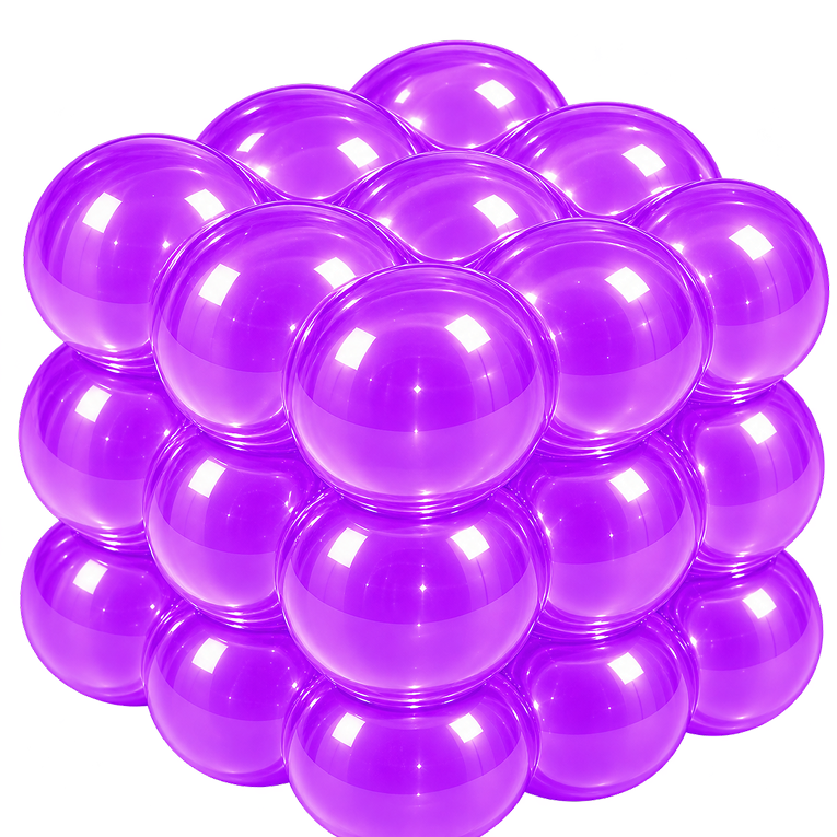 Squishy glaçon en maltose (violet)