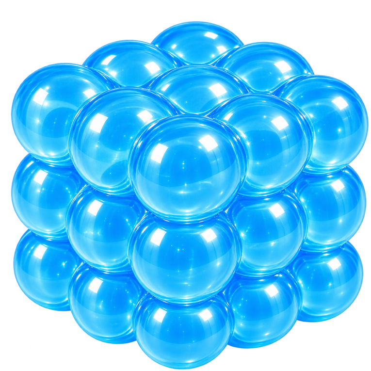 Squishy glaçon en maltose (bleu)