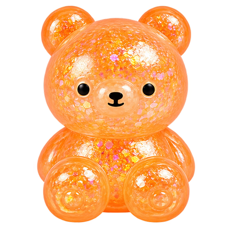 Squishy Nounours en maltose (orange)