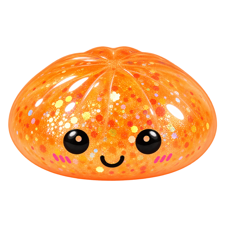 Squishy dumpling en maltose (orange)