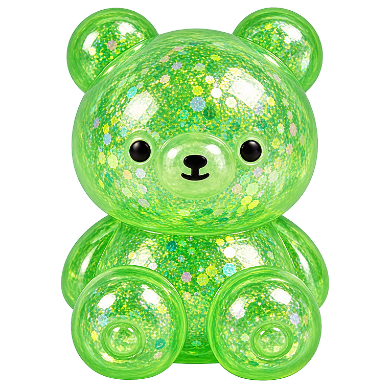 Squishy Nounours en maltose (vert)