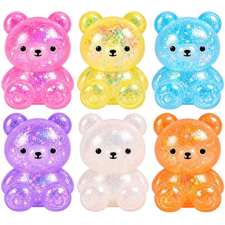 Squishy Nounours coloré en maltose (couleur aléatoire)