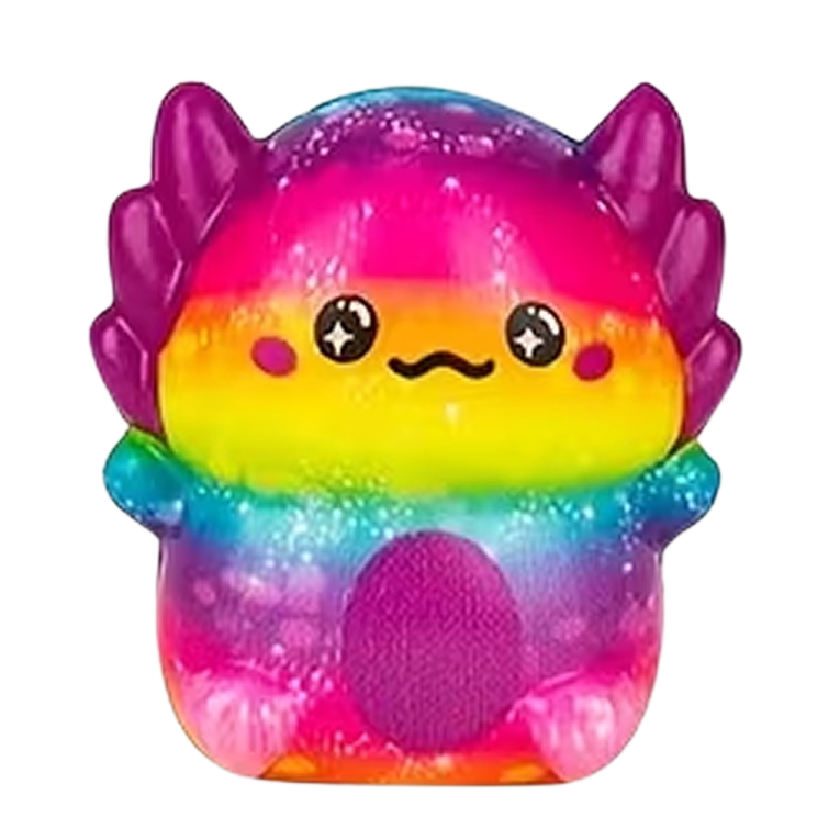 Squishy Axolotl arc-en-ciel