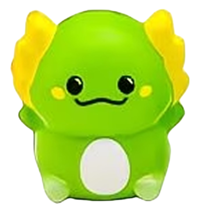 Squishy Axolotl vert et jaune